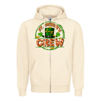 Sandshell St. Patrick's Day crew Zipper Hoodie - FaDigitalArtStudio