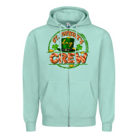 Seafoam St. Patrick's Day crew Zipper Hoodie - FaDigitalArtStudio