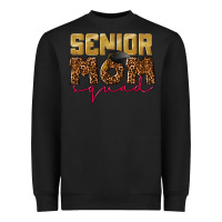 Black Senior mom squad Heavyweight Sweatshirt - CowGirlArtShop