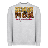 Heather Grey Senior mom squad Heavyweight Sweatshirt - CowGirlArtShop