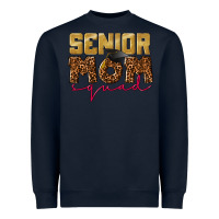 Navy Senior mom squad Heavyweight Sweatshirt - CowGirlArtShop