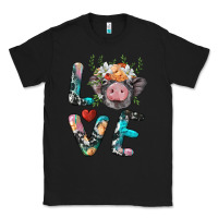 Black pig love Classic Tee - BarkalooDesign