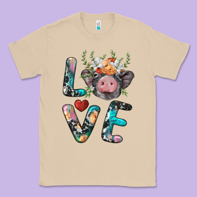 Pig Love Classic Tee Designed By Barkaloodesign