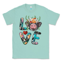 Seafoam pig love Classic Tee - BarkalooDesign