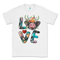 White pig love Classic Tee - BarkalooDesign