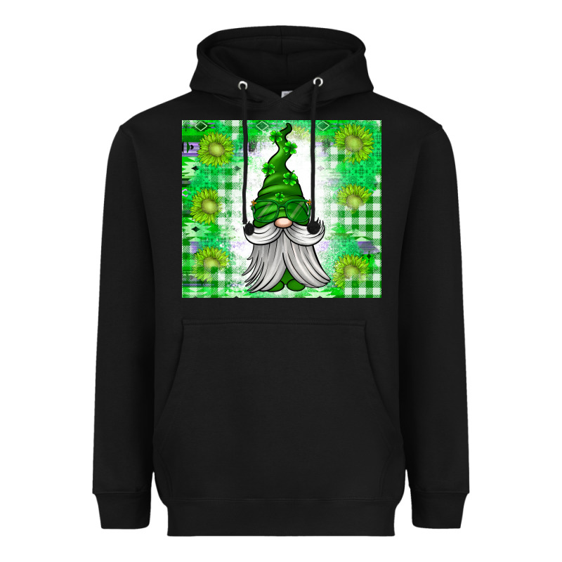 St. Patricks Day Gnome Heavyweight Hoodie by CowhideDigitalArt | Teevron