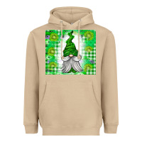 Mushroom St. Patricks Day Gnome Heavyweight Hoodie - CowhideDigitalArt