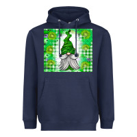 Navy St. Patricks Day Gnome Heavyweight Hoodie - CowhideDigitalArt