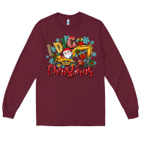 Burgundy i dig christmas Long Sleeve Tee - texasbilliewilder