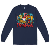 Navy i dig christmas Long Sleeve Tee - texasbilliewilder