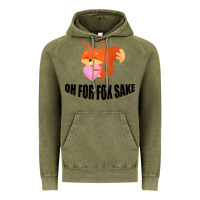 Vintage Olive Oh, For Fox Sake Vintage Hoodie - Bettercallsaul
