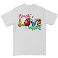 Dove Grey teach love inspire Premium Tee - NancyCooperArtShop