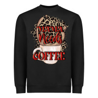 Black Mama needs coffee Mother's Day Heavyweight Sweatshirt - CowGirlArtShop