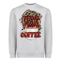 Heather Grey Mama needs coffee Mother's Day Heavyweight Sweatshirt - CowGirlArtShop