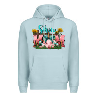 Blue Mist Show mom pig Mother's Day Premium Hoodie - FaDigitalArtStudio