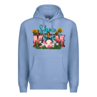 Colony Blue Show mom pig Mother's Day Premium Hoodie - FaDigitalArtStudio