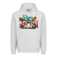 Dove Grey Show mom pig Mother's Day Premium Hoodie - FaDigitalArtStudio