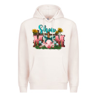 Pale Pink Show mom pig Mother's Day Premium Hoodie - FaDigitalArtStudio