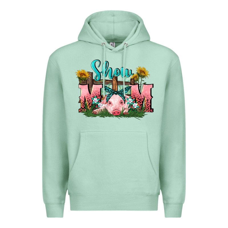 Show Mom Pig Mother's Day Premium Hoodie by FaDigitalArtStudio | Teevron