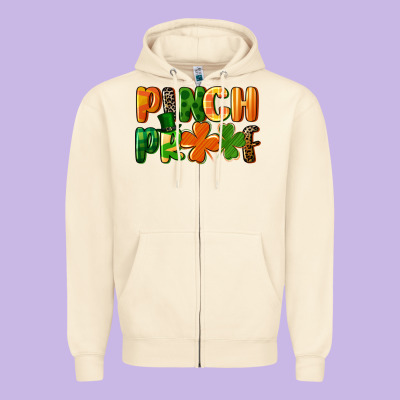 Pinch Proof Zipper Hoodie Designed By Fadigitalartstudio