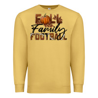 Antique Gold Fall Family Football Premium Sweatshirt - LillyAllenDesigns