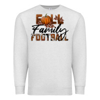 Oatmeal Heather Fall Family Football Premium Sweatshirt - LillyAllenDesigns