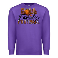 Purple Fall Family Football Premium Sweatshirt - LillyAllenDesigns