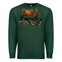 Sports Green Fall Family Football Premium Sweatshirt - LillyAllenDesigns
