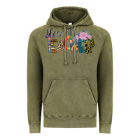 Vintage Olive Blessed Teacher Vintage Hoodie - Bettercallsaul