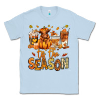 Dusty Blue Tis' the season Fall Heifer coffee cups Classic Tee - RanaPortraitStore