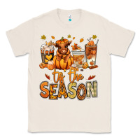 Natural Tis' the season Fall Heifer coffee cups Classic Tee - RanaPortraitStore