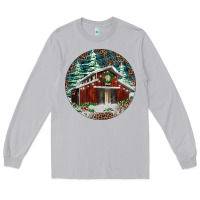 Moon Dust Barn Christmas Long Sleeve Tee - RanaPortraitStore