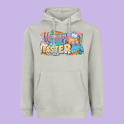 Happy Easter Heavyweight Hoodie Designed By Lillyallendesigns