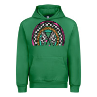 Emerald race leopard rainbow Urban Hoodie - Artiststas