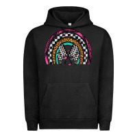 Pigment Black race leopard rainbow Urban Hoodie - Artiststas