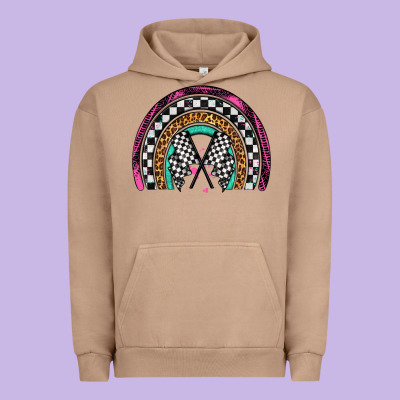Race Leopard Rainbow Urban Hoodie Designed By Artiststas