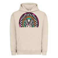 Pigment French Oak race leopard rainbow Urban Hoodie - Artiststas
