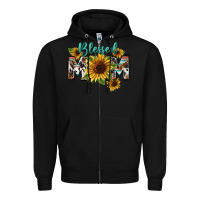 Black Blessed mom Mother's Day Zipper Hoodie - FaDigitalArtStudio