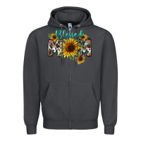 Smoke Blessed mom Mother's Day Zipper Hoodie - FaDigitalArtStudio