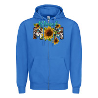 True Royal Blessed mom Mother's Day Zipper Hoodie - FaDigitalArtStudio