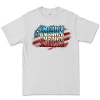 Dove Grey America america Premium Tee - NancyCooperArtShop