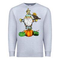 Heather Grey Scracrow Premium Sweatshirt - CowhideDigitalArt