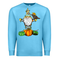 Ocean Blue Scracrow Premium Sweatshirt - CowhideDigitalArt