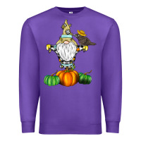 Purple Scracrow Premium Sweatshirt - CowhideDigitalArt