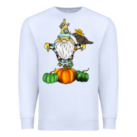 White Scracrow Premium Sweatshirt - CowhideDigitalArt