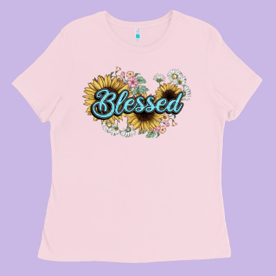 Blessed Ladies Tee Designed By Nancycooperartshop