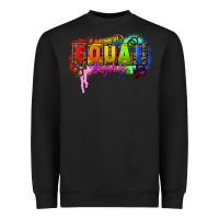 Black Equal rights Heavyweight Sweatshirt - CowGirlArtShop