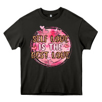 Asphalt self love is the best love Heavy Core Tee - MaliasSmallBusiness