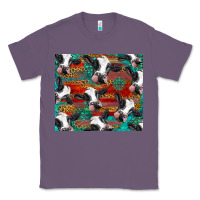 Lavender holstein cows with gemstone Classic Tee - BarkalooDesign