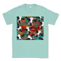 Seafoam holstein cows with gemstone Classic Tee - BarkalooDesign